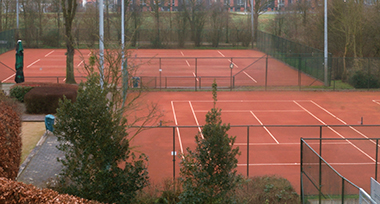 Outdoor tennisbanen bij Fletcher Resort-Hotel Zutphen